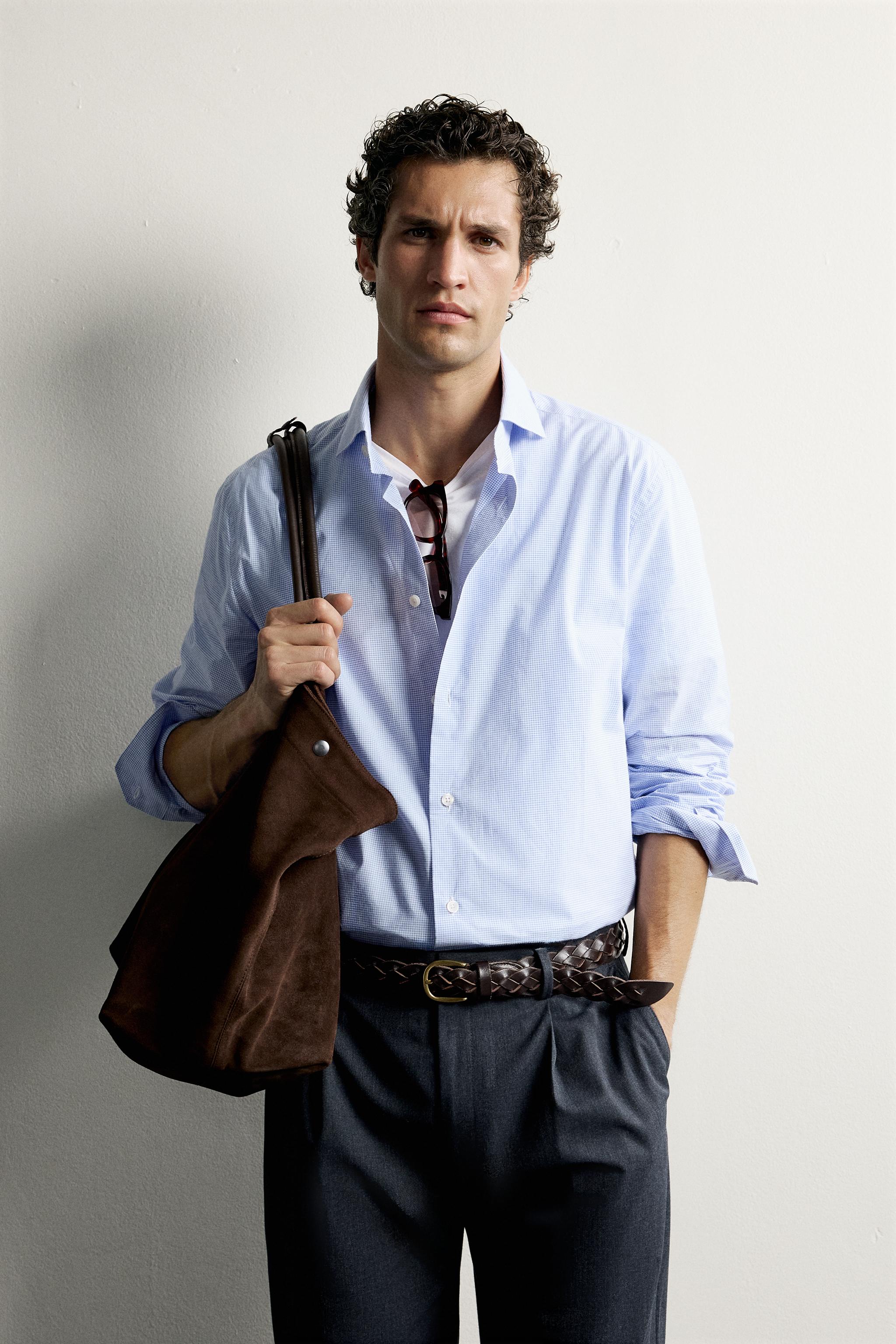 CHEMISE COUPE REGULAR À CARREAUX